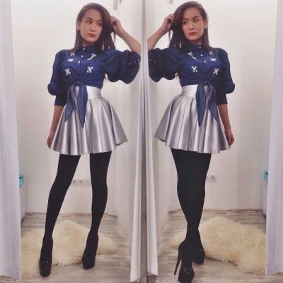 Лот: 9175415. Фото: 1. кожаная юбка новая 2. Юбки