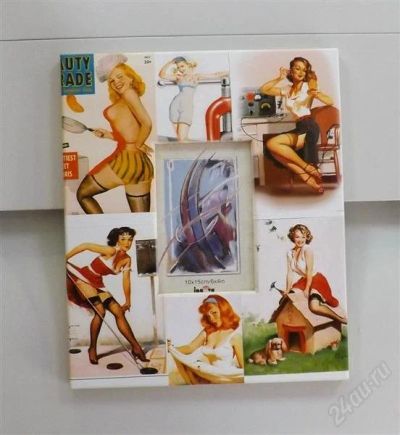 Лот: 2090662. Фото: 1. Фоторамка 10х15 Pin-Up Girls. Другое (ручная работа)