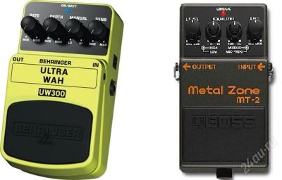 Лот: 1275866. Фото: 1. boss metalzone + behringer uw300... Гитарные эффекты и комбоусилители