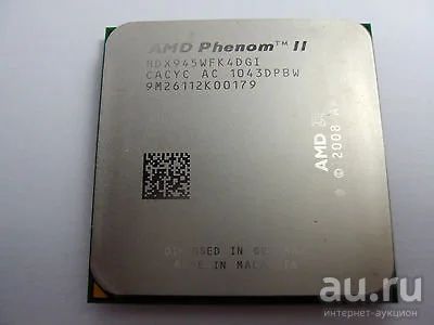 Лот: 8492738. Фото: 1. Процессор + Мать Phenom x4 945... Процессоры