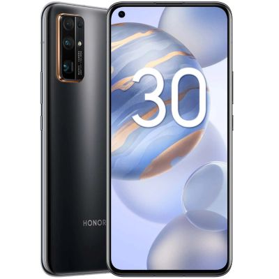 Лот: 18610818. Фото: 1. Смартфон Honor 30 Midnight Black. Смартфоны