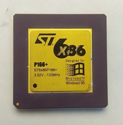 Лот: 16750879. Фото: 1. Процессор P166+ ST6x86P166+. Процессоры