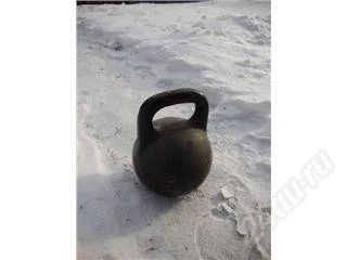 Лот: 157339. Фото: 1. Гиря 32 кг. Штанги, блины