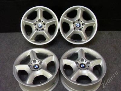 Лот: 158050. Фото: 1. Оригинальный комплект дисков BMW... Шины