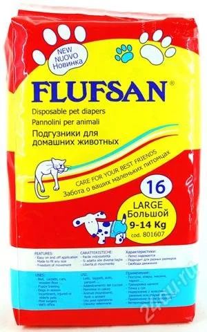 Лот: 2306854. Фото: 1. Папмперсы для животных FLUFSAN. Косметика для животных