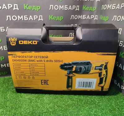Лот: 25374687. Фото: 1. Перфоратор Deko DKH950W SDS-Plus... Электроинструмент