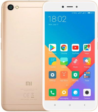 Лот: 11014255. Фото: 1. Xiaomi Redmi 5A 3/32GB Gold... Смартфоны