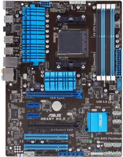Лот: 8259921. Фото: 1. Материнская плата ASUS M5A97 R2... Материнские платы