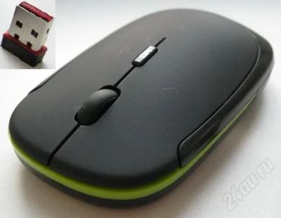 Лот: 996370. Фото: 1. Мышь беспроводная оптическая USB... Клавиатуры и мыши