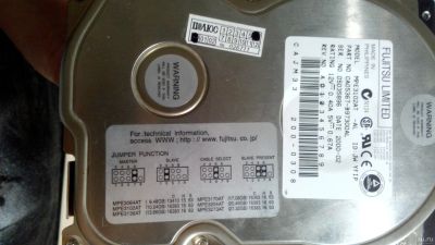 Лот: 13631336. Фото: 1. HDD 10 GB. Жёсткие диски (HDD)
