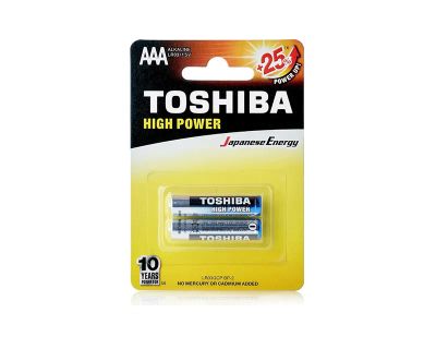Лот: 19823493. Фото: 1. Батарейка TOSHIBA LR03/2BL (40... Батарейки, аккумуляторы, элементы питания