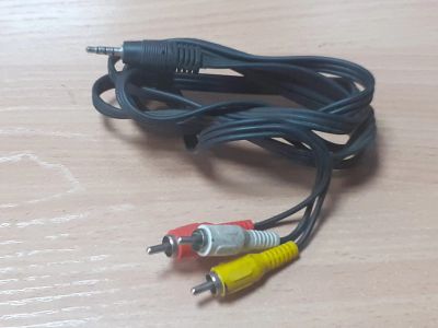 Лот: 22642776. Фото: 1. Cable MiniJack 3.5 mm - 3 RCA... Шлейфы, кабели, переходники