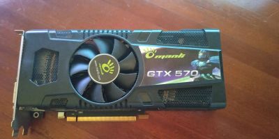Лот: 21994823. Фото: 1. Видеокарта Manli GeForce GTX 570. Видеокарты