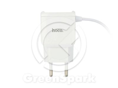 Лот: 14612101. Фото: 1. СЗУ HOCO C59A (2-USB/2.1A) + встроенный... Зарядные устройства, блоки питания, адаптеры сетевые для смартфонов