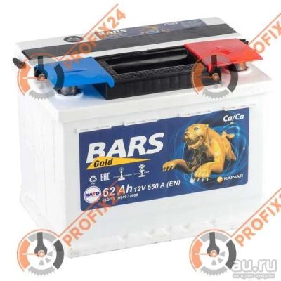 Лот: 13456691. Фото: 1. Аккумулятор BARS Gold 62 А/Ч... Аккумуляторы