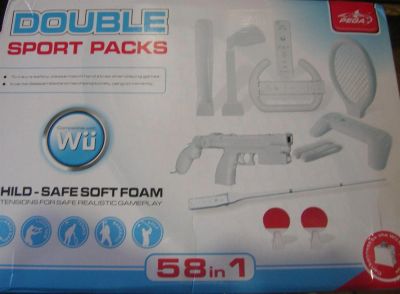 Лот: 3567299. Фото: 1. Nintendo Wii 58 в 1 Double Sport... Аксессуары для игровых приставок, консолей, геймпады