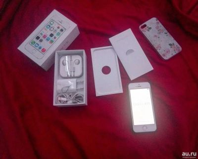 Лот: 8967656. Фото: 1. iphone 5s 16 gb silver. Смартфоны