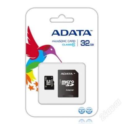 Лот: 1632403. Фото: 1. Карта памяти MicroSD/SDHC 32Gb... Карты памяти