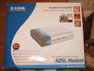 Лот: 1392399. Фото: 1. D-Link DSL-300T. Проводные модемы