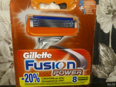 Лот: 10676221. Фото: 1. Gillette fusion POWER 8шт. Уход за лицом 