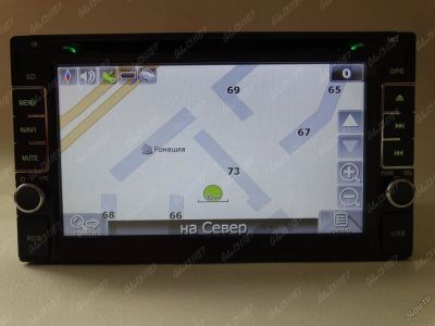 Лот: 5831521. Фото: 1. Магнитола 2 din 2din с GPS DVD... Автомагнитолы