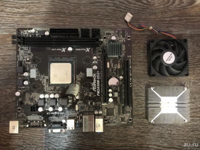 Лот: 15891357. Фото: 1. Процессор AMD A10-6700 FM2 + Материнская... Материнские платы