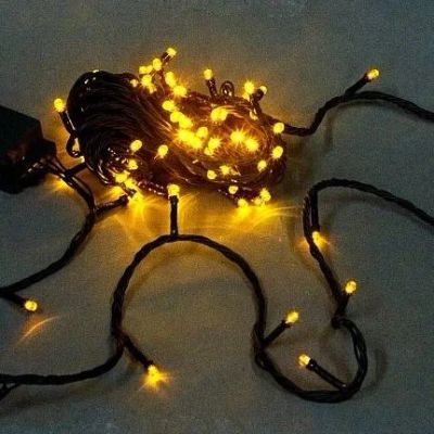 Лот: 8576856. Фото: 1. 140 Led Гирлянда-нить (светодиодная... Гирлянды, шарики, новогодние аксессуары