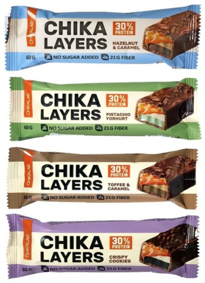 Лот: 18820368. Фото: 1. Chikalab Батончик CHIKA LAYERS... Диетическое питание