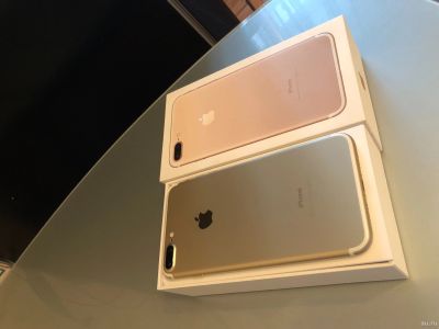 Лот: 13044312. Фото: 1. iPhone 7 Plus gold. Смартфоны