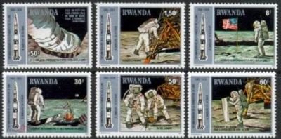 Лот: 19015618. Фото: 1. Чистая серия из 6-ти марок Руанды... Марки