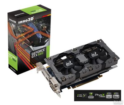 Лот: 8708794. Фото: 1. Видеокарта inno3D GeForce GTX... Видеокарты