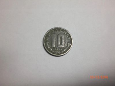 Лот: 8791714. Фото: 1. Австрия. 10 грошей 1949. Европа