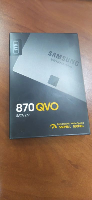 Лот: 17874391. Фото: 1. SSD накопитель Samsung 870 QVO... SSD-накопители