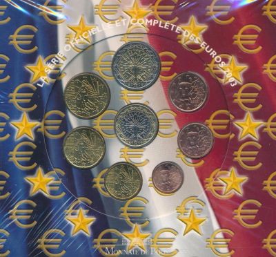 Лот: 9450970. Фото: 1. Франция 2003 Набор евро монет... Наборы монет
