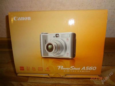 Лот: 2099507. Фото: 1. фотоаппарат Canon PowerShot A560... Цифровые компактные