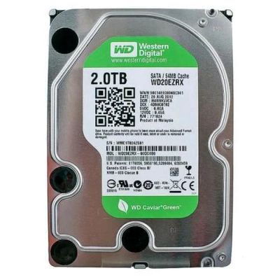 Лот: 10693442. Фото: 1. Western Digital WD Green 2 TB... Жёсткие диски