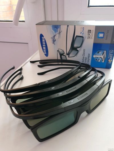 Лот: 17181437. Фото: 1. 3D-очки Samsung 4 штуки! SSG-P51002... 3D-очки