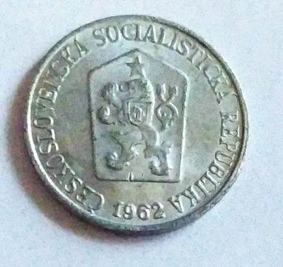 Лот: 25359407. Фото: 1. Чехословакия 1 геллер 1962 первый... Европа