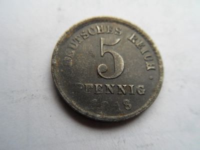 Лот: 10317433. Фото: 1. Германия 5 пфеннигов 1918. Германия и Австрия