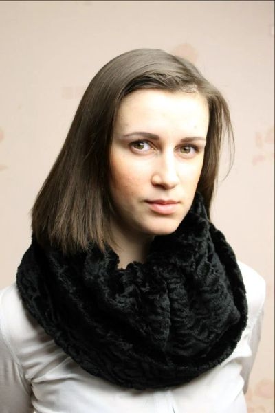 Лот: 5328695. Фото: 1. Меховой снуд | Короткошерстный... Шарфы, платки
