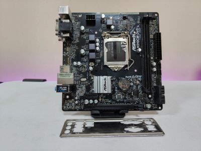 Лот: 25522276. Фото: 1. Мат. плата ASRock H310CM-DVS/LGA1151v2... Материнские платы