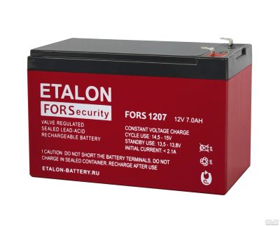 Лот: 16512671. Фото: 1. Аккумулятор Etalon FORS 1207 7Ач... Другое (электрооборудование)