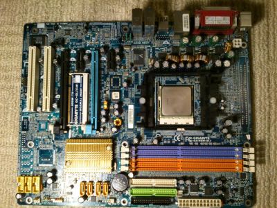 Лот: 5152404. Фото: 1. Материнская плата GigaByte GA-K8N-SLI. Материнские платы