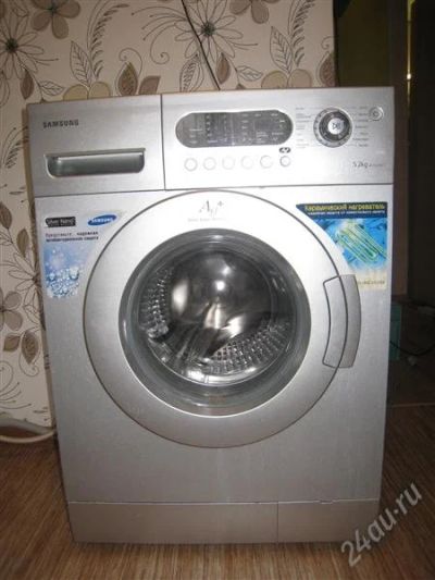 Лот: 2338690. Фото: 1. Стиральная машинка Samsung 5,2... Стиральные машины