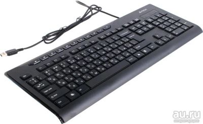 Лот: 17565745. Фото: 1. Клавиатура A4 KD-800 X-Slim чёрная... Клавиатуры и мыши