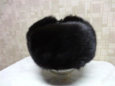 Лот: 2257906. Фото: 1. Норковая шапка-ушанка размер 56-57... Головные уборы