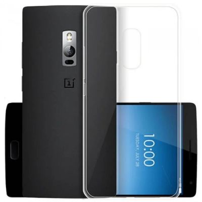 Лот: 10116847. Фото: 1. Чехол OnePlus 2 Прозрачно-темный... Чехлы, бамперы