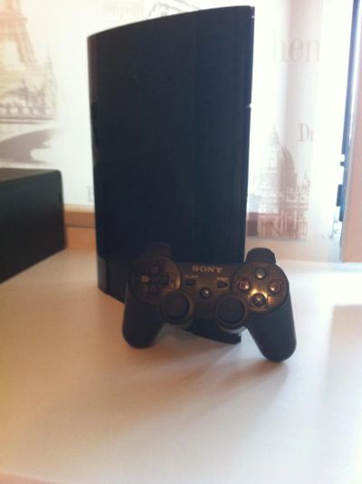 Лот: 6437242. Фото: 1. PS3 Super Slim 500gb + 8 дисков. Игровые приставки, консоли