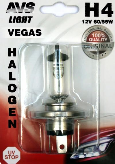 Лот: 20584328. Фото: 1. Галогенная лампа AVS Vegas в блистере... Оптика и освещение