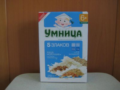 Лот: 3914100. Фото: 1. каша Умница. Детское питание